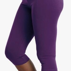 Elegant Purple Women's Capris